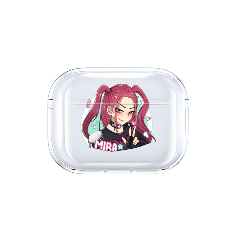 Anime Huntr-X K-Pop Demon Hunters Preorder Earphone Shell Be Applicable Airpods Pro 1 2 3 Transparent Protective Case Collection