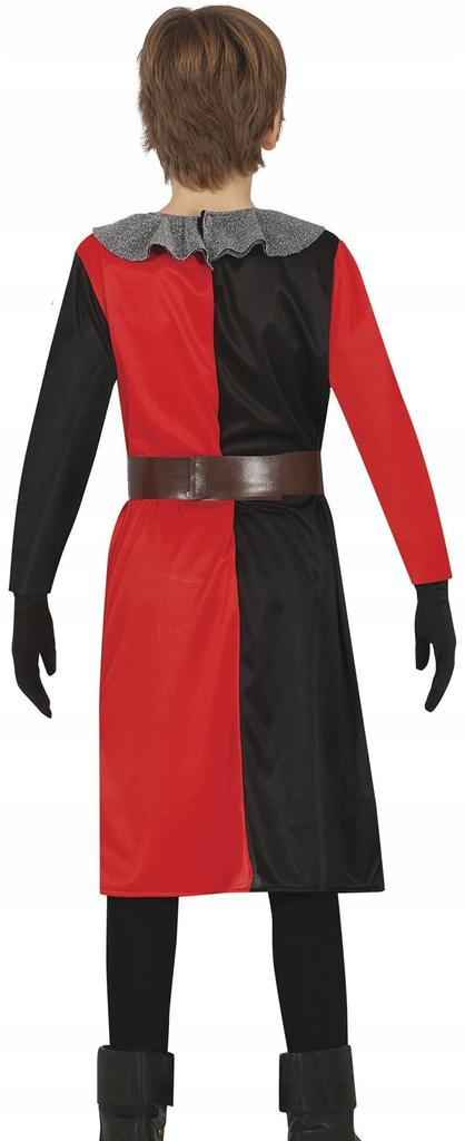 Costume Red Knight Warrior Middle Ages Carnival Ball 3-4 Years
