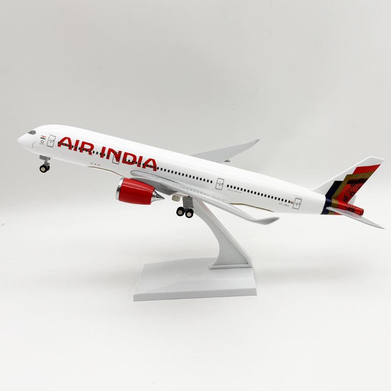Air India A350 Aircraft Model 30CM - Simulation Display Piece, Aviation Gift
