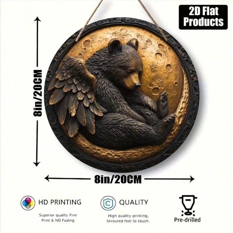 Metal Tin Sign 2D Wall Art Home Decor Flat Hanging Decorative Plaque