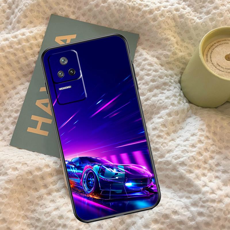 Boy Racer Car Case For Xiaomi 14T Pro 11T 12T 13T 13 14 15 Ultra POCO X7 Pro X3 X5 X6 M6 F5 F6 Pro Cover