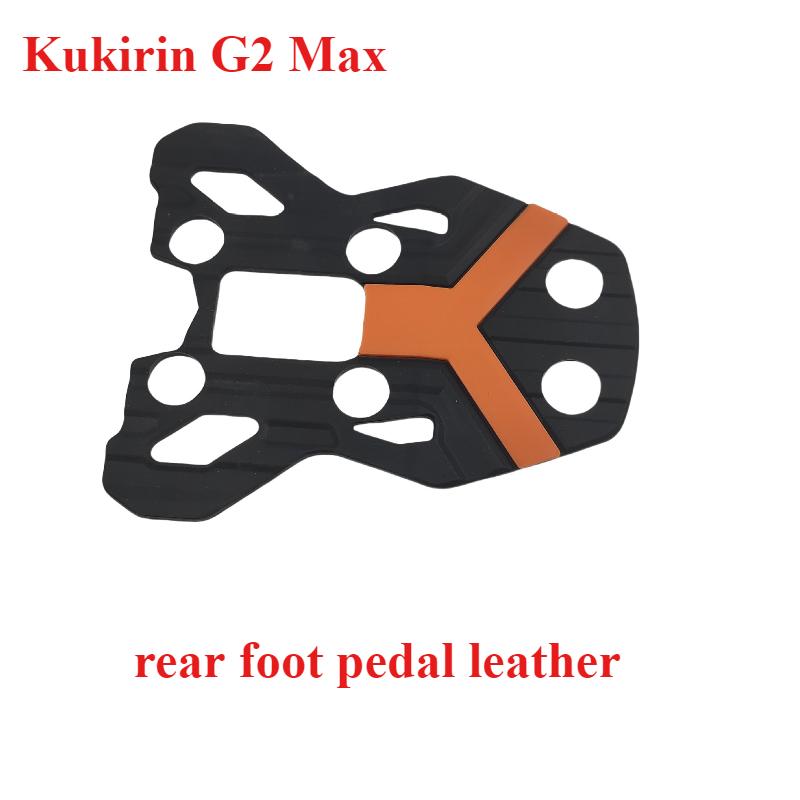 Electric Scooter Accessories Anti slip Rear Pedal Pad Pedal Leather Pad Suitable for Kukirin G2 Max Scooter foot pedal leather