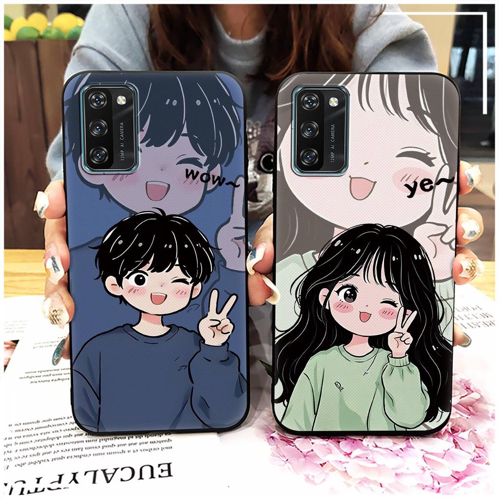 Durable Back Cover Phone Case For Blackview A100 Waterproof Shockproof Graffiti Anti-knock Cartoon Phone Pouch Full Wrap