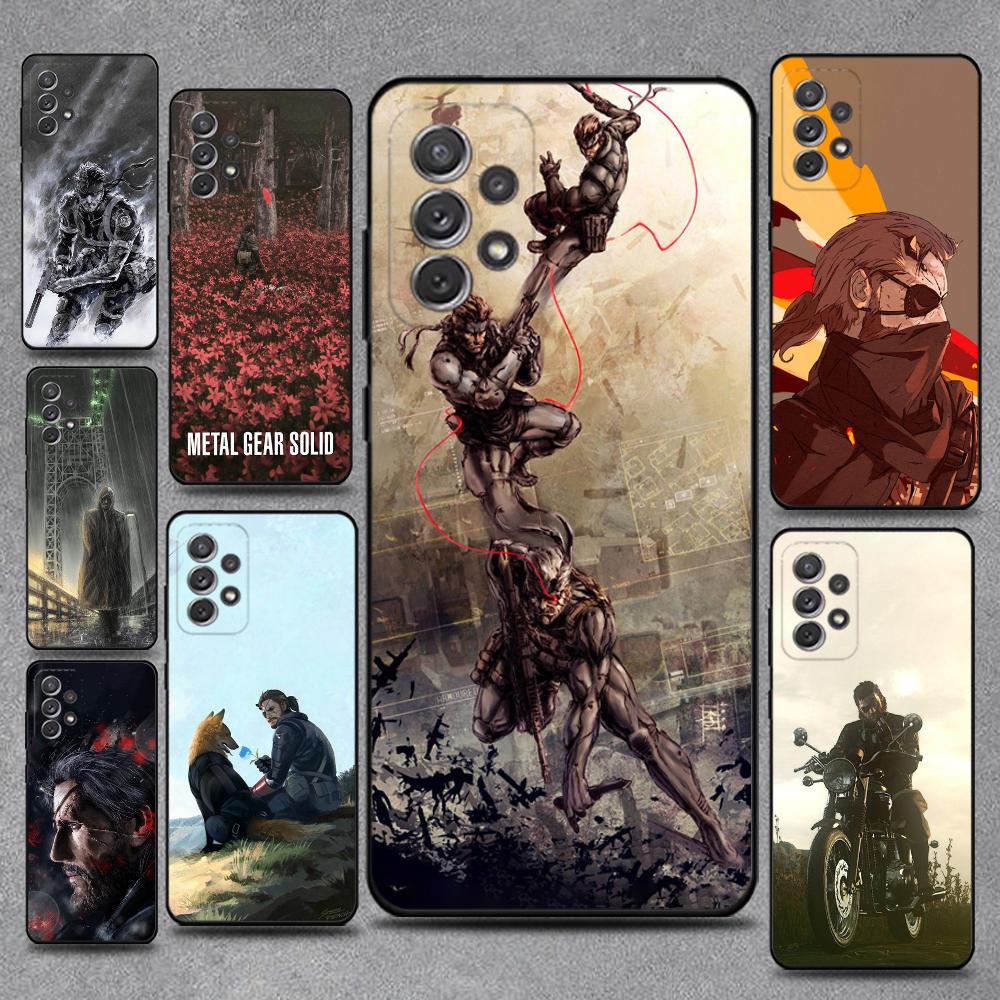 Metal Gear Solid Phone Case For Samsung S25,S24,S21,S22,S23,S30,Ultra,S20,Plus,Fe,Lite,Note,10,9,5G Black Cover