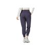 Nike Solid Color Elastic Waist Cuffed Sports Casual Pants Women Bottoms Purple DV9454-015