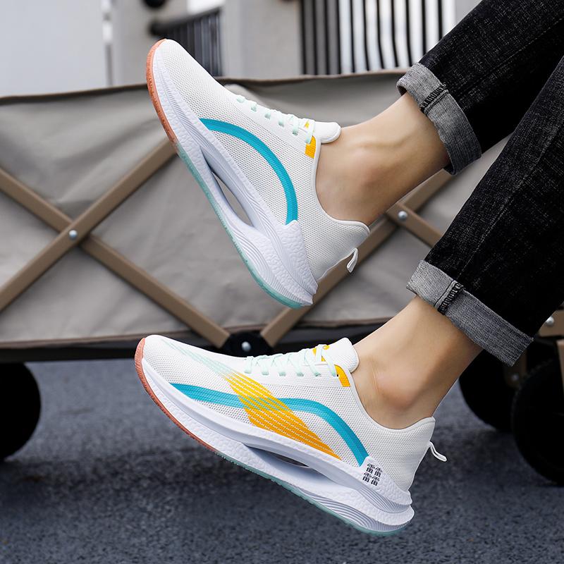 Mesh Breathable Sports Shoes Men's Street Style Trendy Running Shoes Casual Soft Sole Comfortable Sports Shoes Men's Style