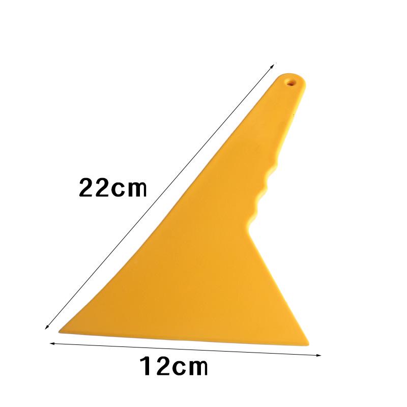 High-Temperature Resistant Wallpaper & Baking Film Squeegee – Seam Filler, Edge Trimmer, Front Windshield Hard Scraper Tool