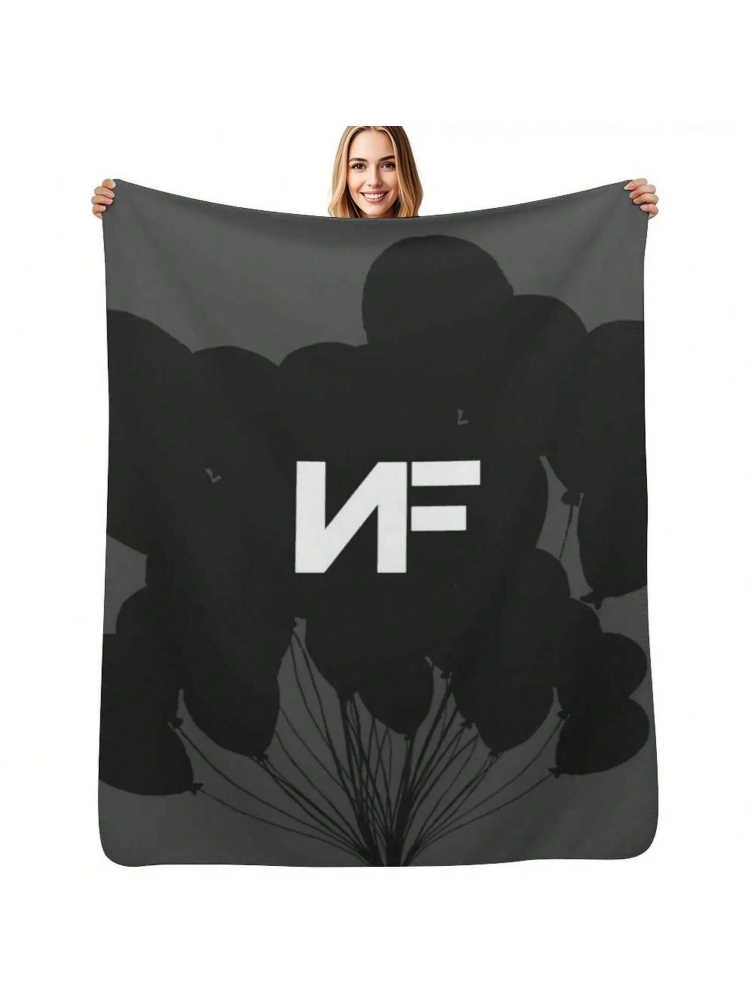 NF Balloons Throw Blanket Warm Cosplay Anime Soft Big Bed Fashionable Blankets 75X95CM