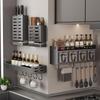Punch-Free Stainless Steel Kitchen Storage Rack