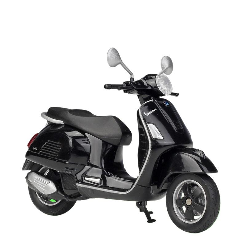 

WELLY 1/18 VESPA GTS 125CC 2017 Модель мотоцикла Игрушечный транспортное средство Коллекция Автобайк Амортизатор Внедорожник Автоцикл Игрушки Автомобиль чёрный