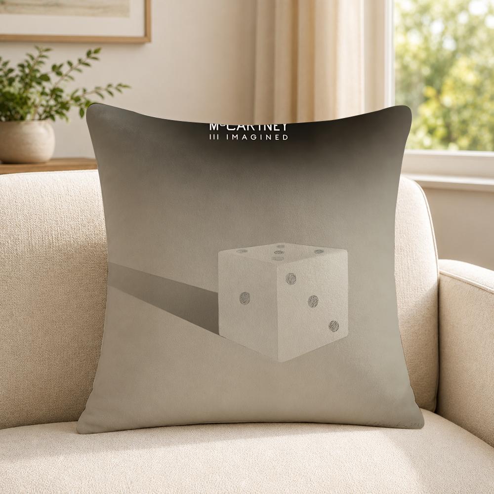 Singer DDominic FFike Cushion Cover Soft Short Plush SkinFriendly Cushion Case for MultiScene Use