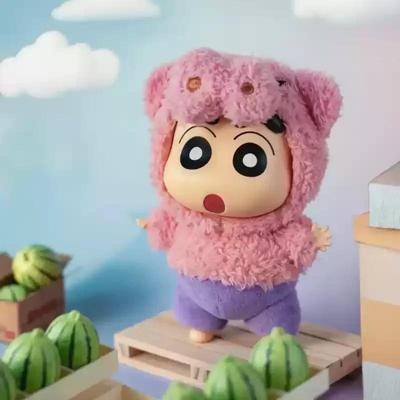 Toptoy CrayonShin-Chan Blind Box Kostümparty Serie Vinylpuppe Anime Actionfigur Mystery Box Kawaii Sammlung Modell Spielzeug Geschenk