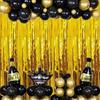 Birthday Party Wedding Decoration Backdrop Curtains Glitter Glossy Fringe Tinsel Foil Curtain Baby Shower Anniversary Wholesale