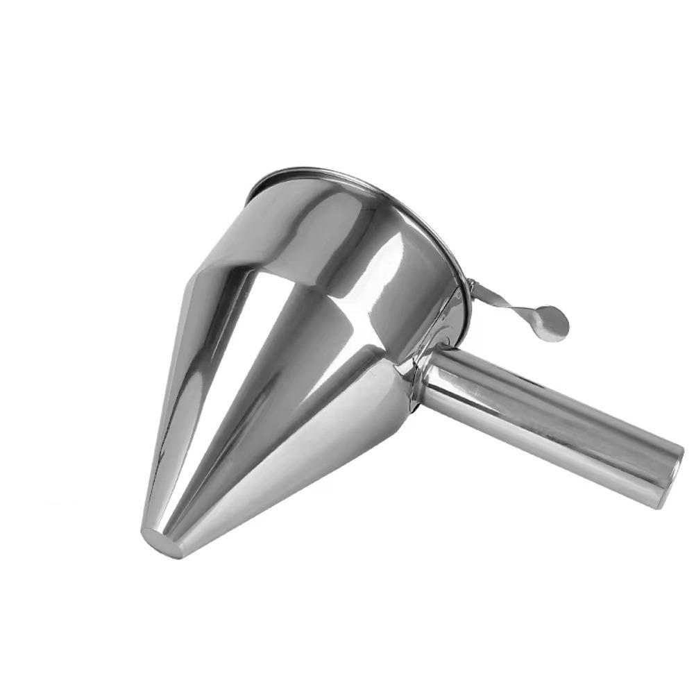 New Stainless Steel Funnel Dispenser Baking with Rack Octopus Ball Tools Cooking Tool Takoyaki Batter Baker Kitchen