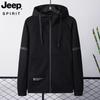 JEEP SPIRIT Men's Hooded Cardigan Jacket