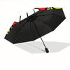 1pc Devilish Pattern Automatic Open/Close Umbrella with Windproof, Functional Design, 8-Rib Sturdy Canopy