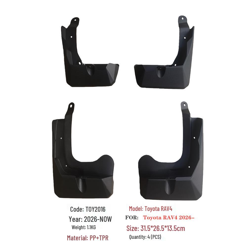 2026 Toyota RAV4 Mudguards - Car Mud Flaps & Tire Accessories