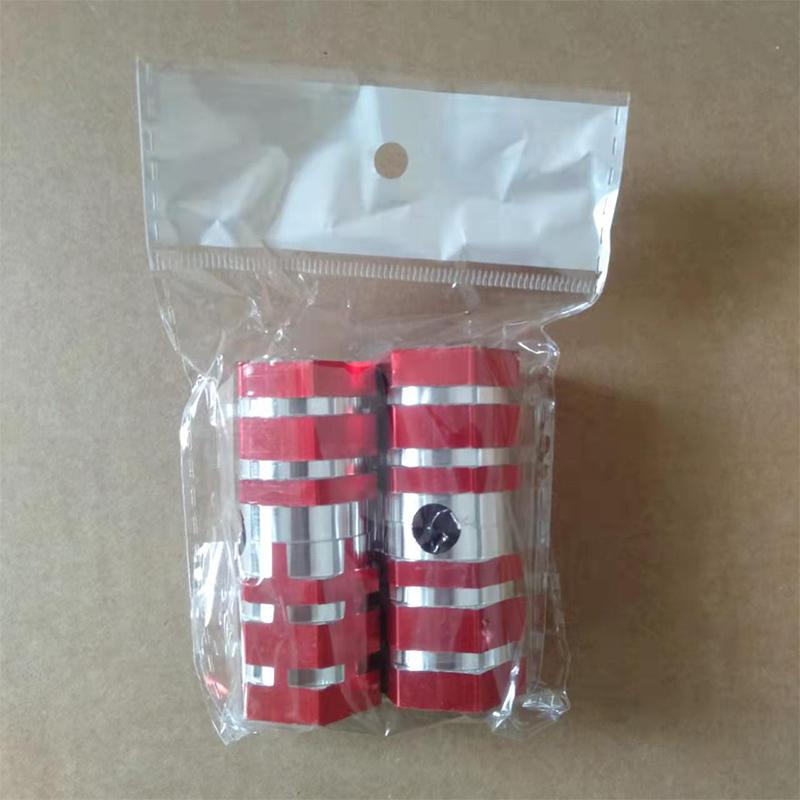 2Pcs Aluminum M Tb Bike Bicycle A Xle Pedal Non-Slip Front Rear A Xle Foot Pegs Bicycle Socle Footrest Pedal Bike Accessories