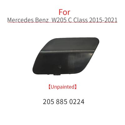 Pour Mercedes W205 Cache-crochet de remorquage pour pare-chocs arrière de voiture Capuchon Noir Blanc Pour Benz Classe C C180 C200 C220 C250 C300 2058850224 2015-2021