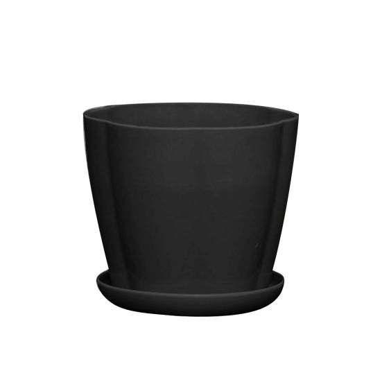 Practical Plant Pot Hydroponic Plant Petal Shape Shatterproof Unbreakable Dried Flower Pot