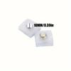 10-Pack Invisible Magnetic Fasteners, 0.99 Cm Metal Sewing Buttons for Clothes and Bags