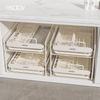 Qiwei Kitchen Cabinet Pull-Out Dish Drainer Rack