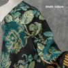 1M Tessuto Floreale Rilievo 3D Retrò Filato Jacquard di Seta Oro Argento Tessuto Tinto in Filo Per Cucito Fai da Te Cheongsam Hanfu Abito Cappotto Completo Borsa