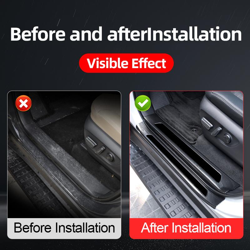 APA1 For Toyota Land Cruiser 250 2024 2025 Prado LC250 1958 First Edition Threshold Decoration Protection Cover,Interior Accessories