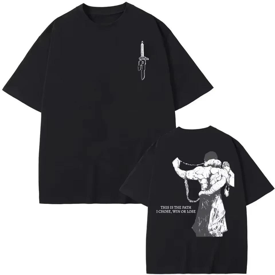 Anime Jujutsu Kaisen Toji Fushiguro Front Back Printed Tshirt Sorcerer Killer Unisexga Graphic Tee Harajuku Streetwear Cotton