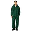 Unisex Solid Color Zip-Up Sports Hoodie - Casual Slim-Fit Jumpsuit for Autumn/Winter