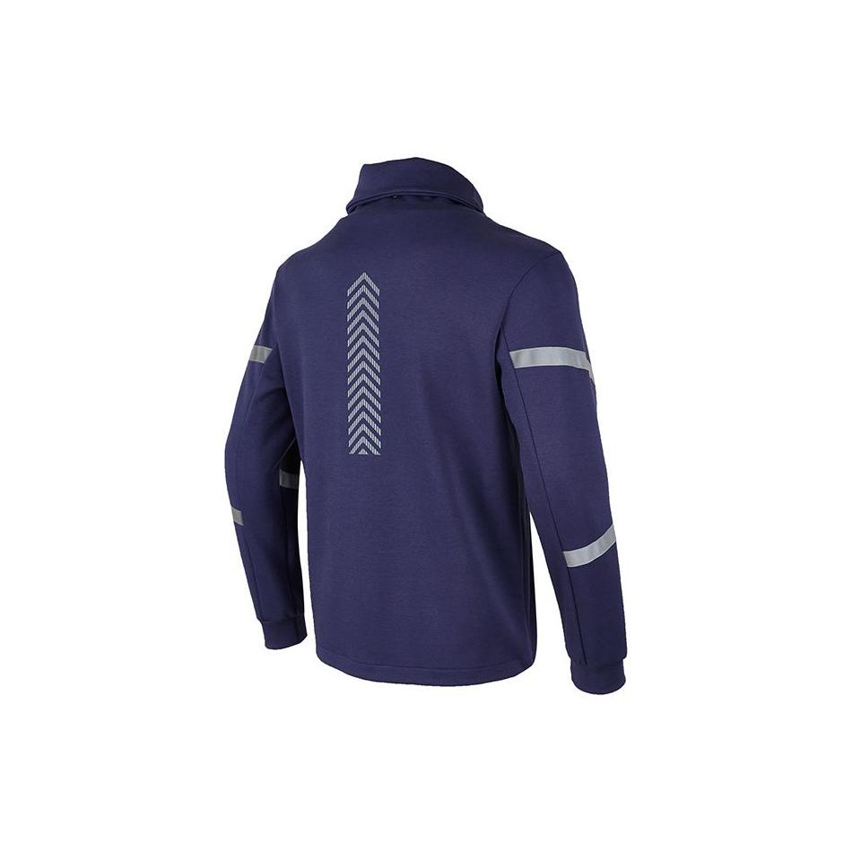 Skechers Sports Casual High Neck Comfortable Pullover Sweatshirt Men sweatshirt Dark-Blue P423M033-00MZ