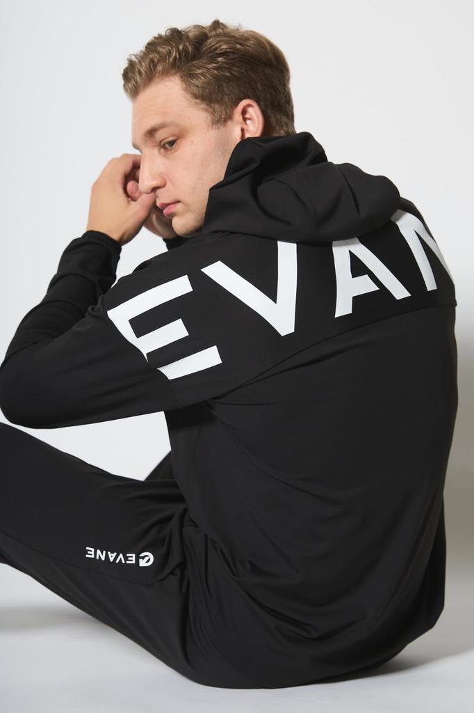 Evan Training Jersey Top and Bottom Set [EVANE] (L, Black/White)