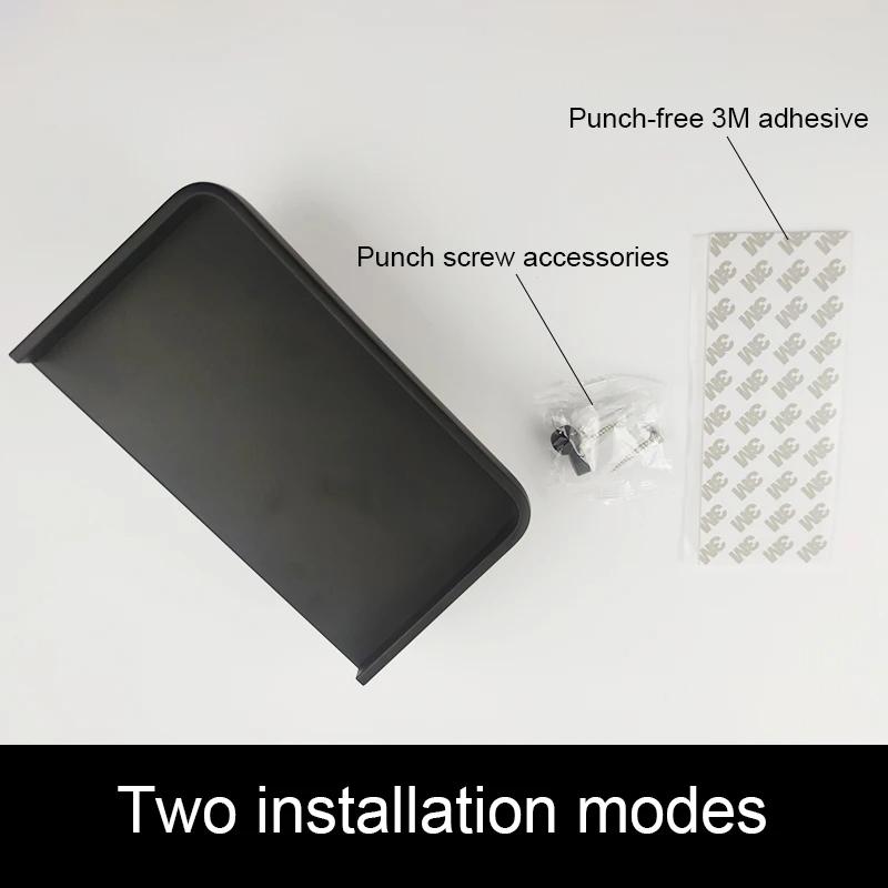 Großer Toilettenpapierhalter, Wand-Papierrollenhalter mit Ablage, Toiletten-Organizer, Telefonständer, Badezimmer-Zubehör