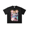 260 GSM Doppelgarn 32er Zählart 100% Baumwolle My Dress Up Darling V3 Marin Print Unisex Schweres Baumwoll-T-Shirt