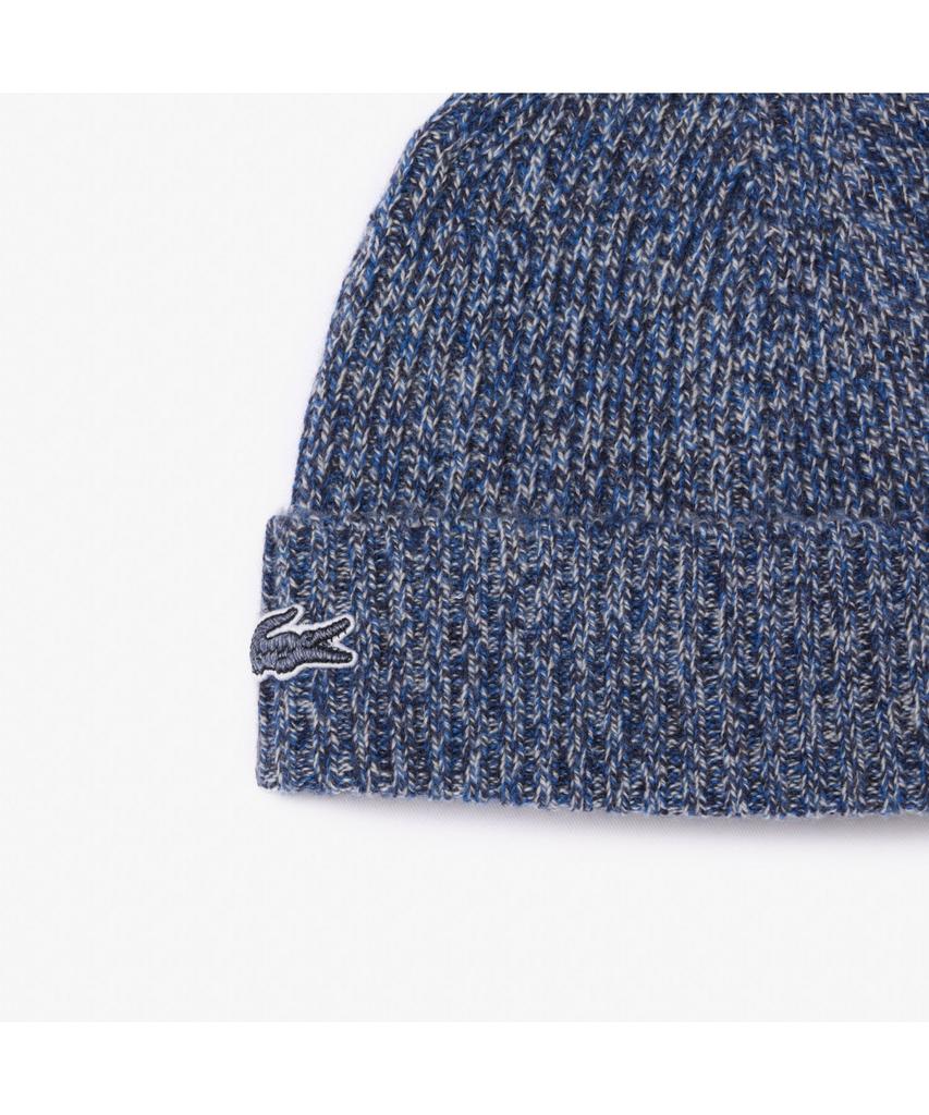 LACOSTE Men'S Wool Rib Beanie Rb4737-54N I7Y