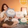 Cute Cartoon Plush Pillow Creative Portable Pillow Sofa Back Cushion Foldable Air Conditioning Blanket 3-in-1 Office Nap Cushion