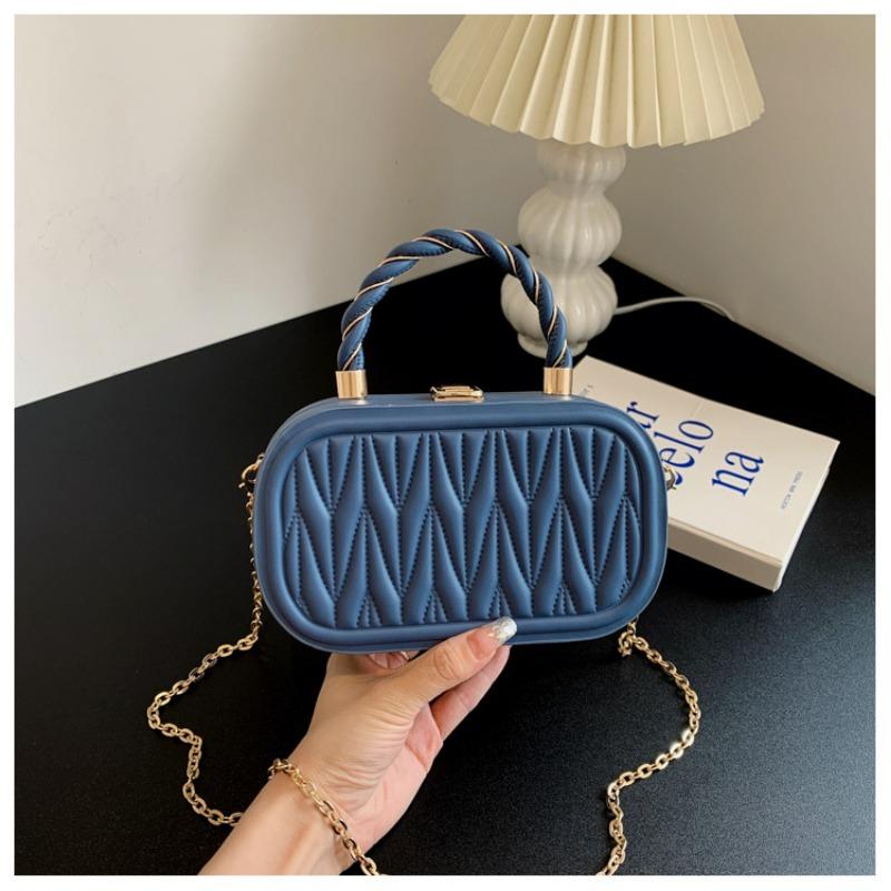 Chain Portable Shoulder Box Bag, New Small Square Bag, Messenger Bag Bag.