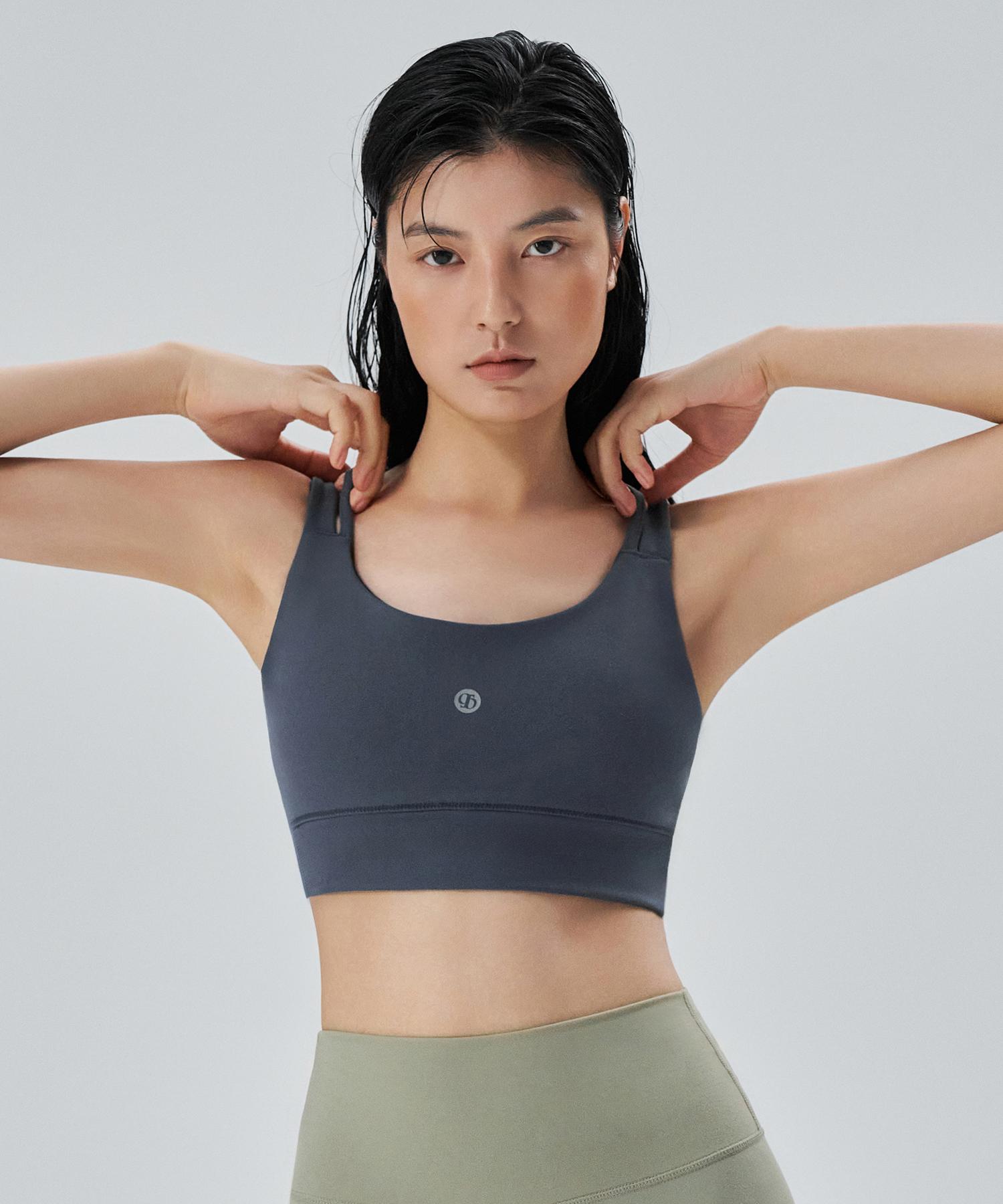 City Breeze Active Active Airy Strap Bra Top_Ash Blue Ash Blue/Ash Blue