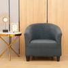 Polar Fleece Elastic Tub Armchair Sofa Cover Protector Polyester Single Seat Club Couch Slipcover Home Decor Chair Covers
