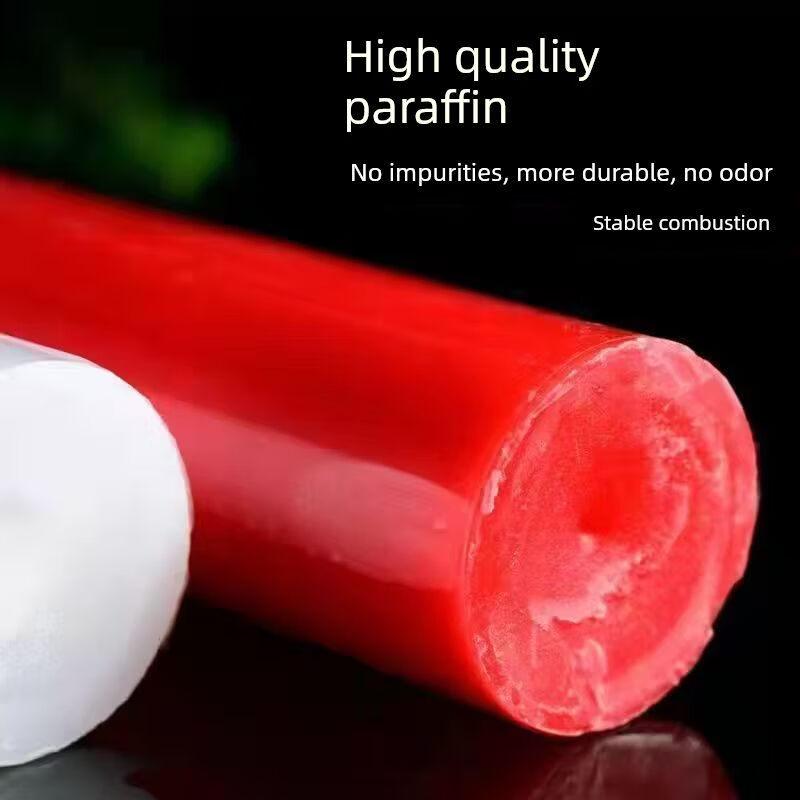 LIEI Red & White Household Candle