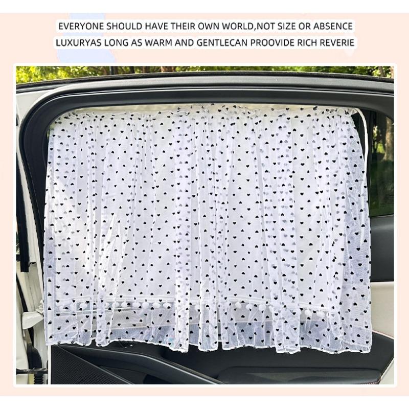 Creative Summer Children Sun Protection Embedded Car Side Window Privacy Sun Shade Curtain