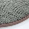 Tapis rond extra-doux taupe diam.70