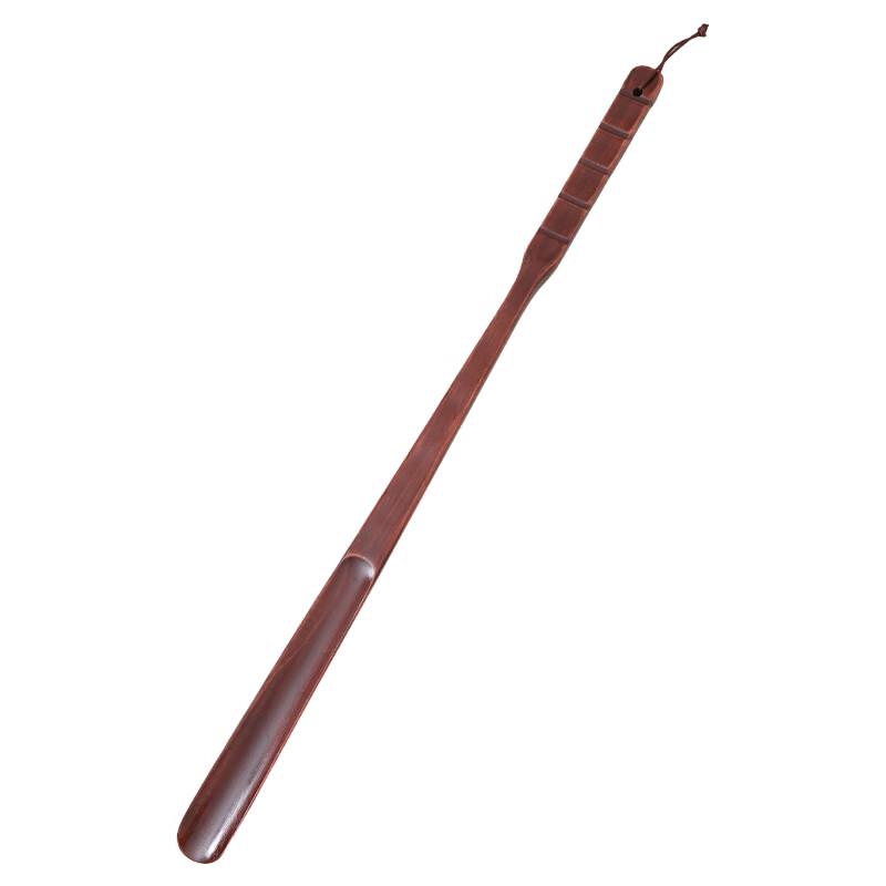 Long-Handled Solid Walnut Wood Shoehorn 2-Pack