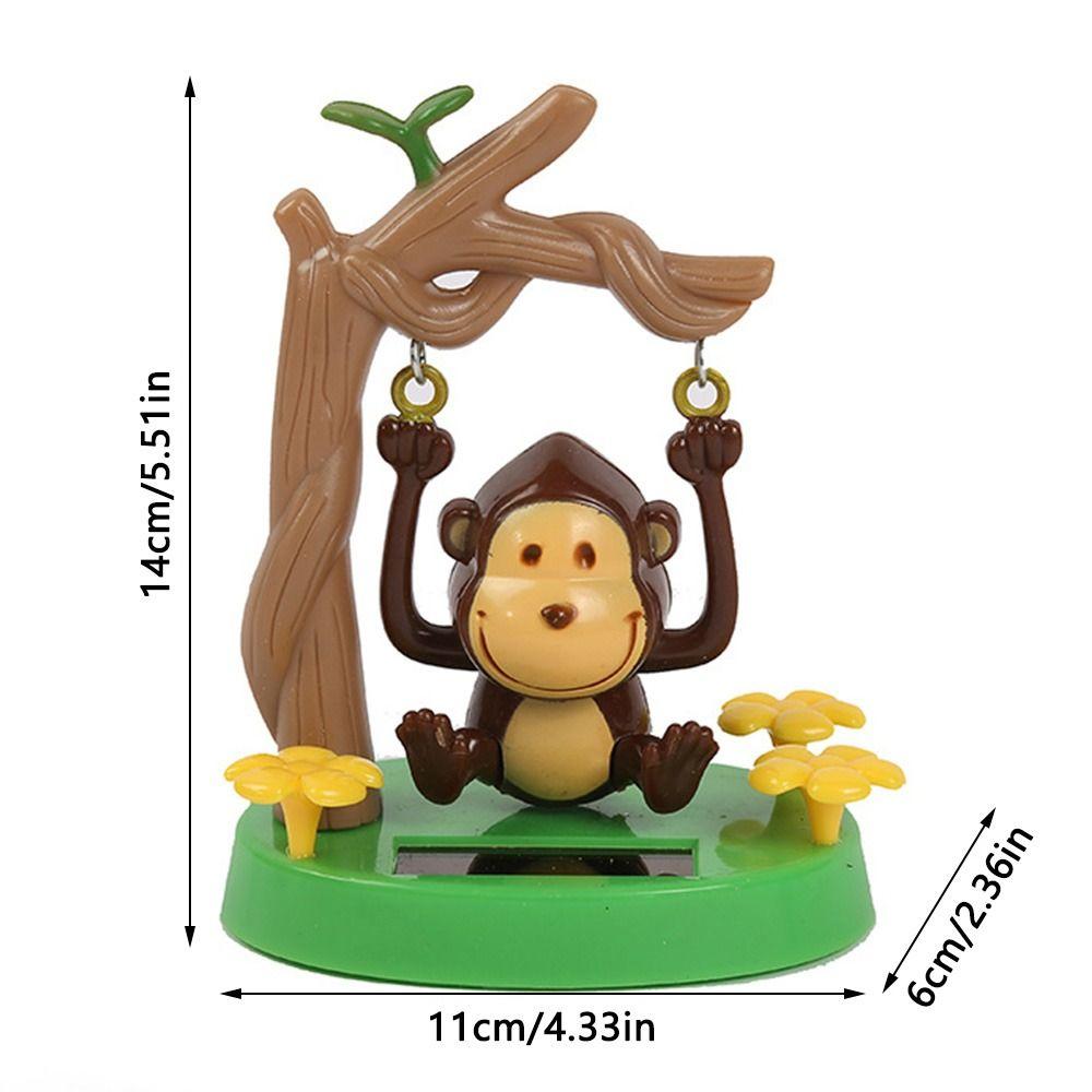 Affe Schwingen Tänzerin Spielzeug Auto Dashboard Innen Solar Powered Tanzen Spielzeug Desktop Ornamente