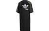 Kurzärmeliges Kleid Damen Schwarz HC0637