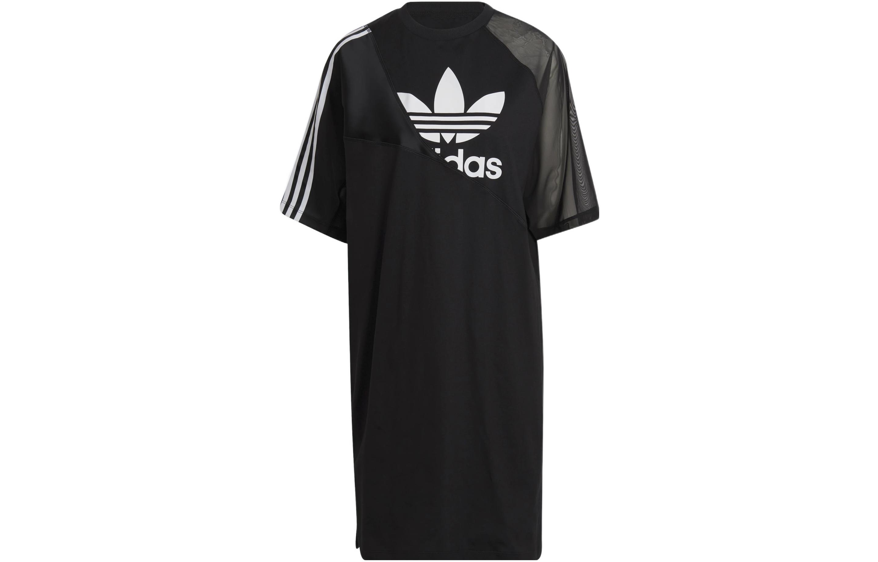 Adidas Short Sleeved Dress Women s Black HC0637 36