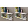 Day and Night - Day and Night Wall Shelves 4 Units White 80 Cm