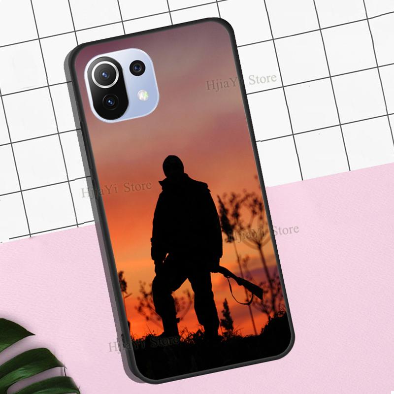 Vogel Ente Jagd Sonnenuntergang Für Xiaomi Mi 11 Ultra 9T 10T Pro Note 10 Lite Hülle Für POCO X3 Pro M3 F2 F3 Handyhülle