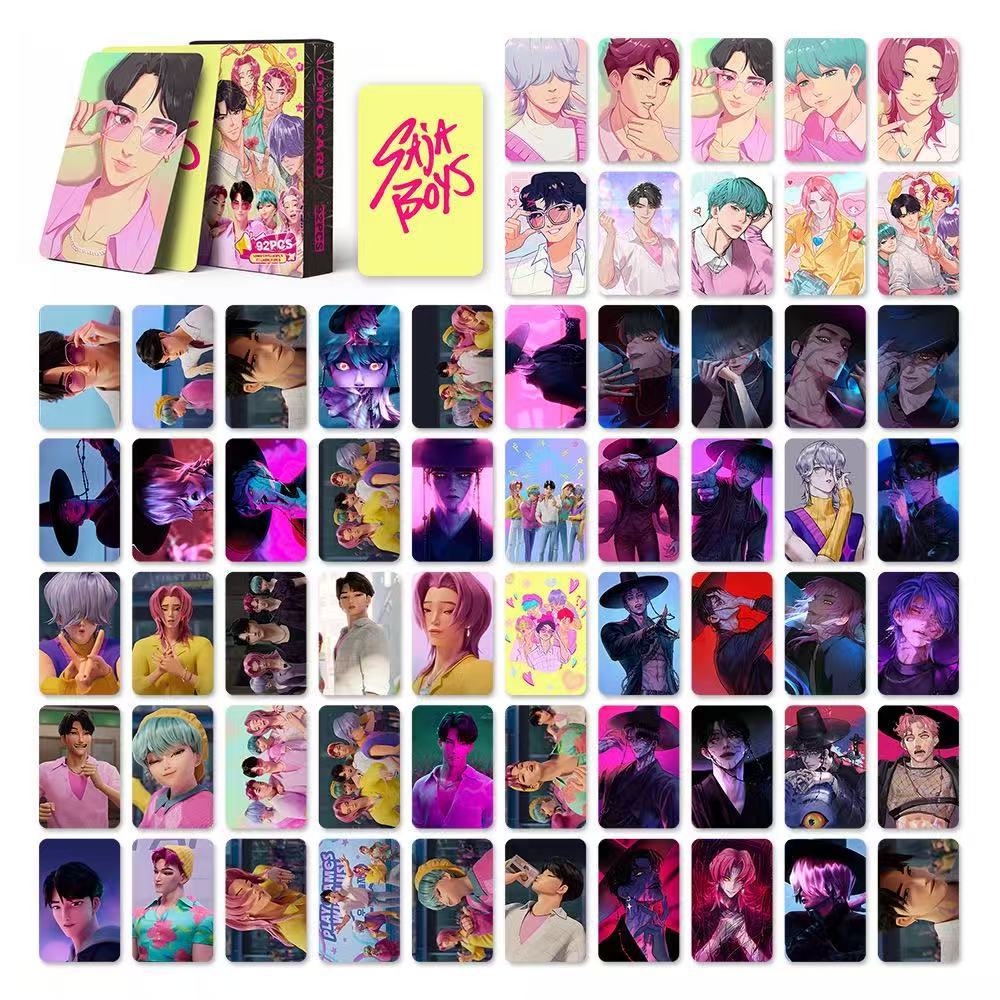 New 92 Photos of KPOP Witch Hunting Group and Gaza Men's Group Photo Collection Card Mini Sticker LOMO Card