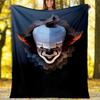 Pennywise the Dancing Clown3 Printed Throw Blanket—lightweight,soft,warm;versatile Blanket for All Seasons—perfect As &air-conditioning Throw,nap Blan